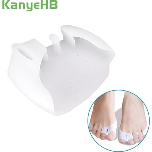 2pcs Silicone Forefoot Pads For Callus Blisters Corns Overlapping Toe Separator Ball of Foot Cushions Hallux Valgus Foot Care