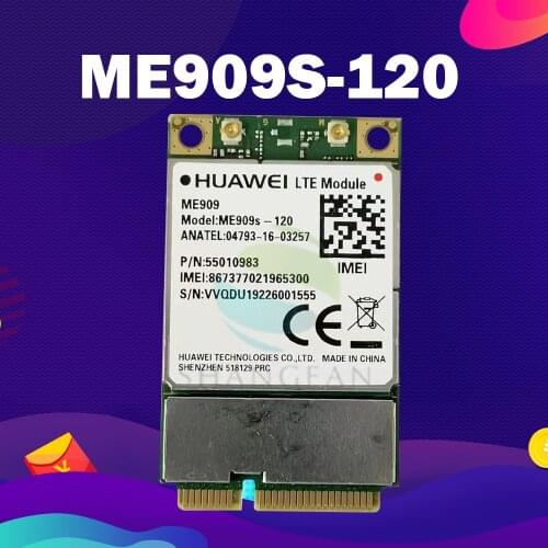 3G 4G WLAN CARD For Huawei Mini-PCIe ME909s-120 LTE Cat4 Module FDD/DC-HSPA+/UMTS/EDGE 3G/4G