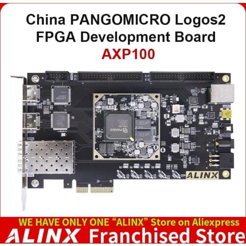 ALINX AXP100 :PANGOMICRO Logos2 PG2L100H PCIe SFP FPGA Board