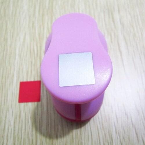 Free Shipping 18mm-53mm Square Shaped craft punch Scrapbooking School DIY Paper Cutter EVA foam Geometry Hole Punches