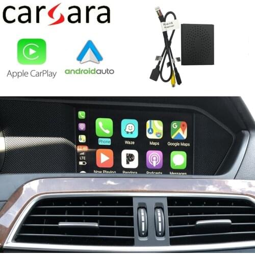 Merce des Wireless CarPlay Android Auto for C Class W204 AirPlay Phonelink Box 2011- 2014 NTG4.5 System Voice control interface