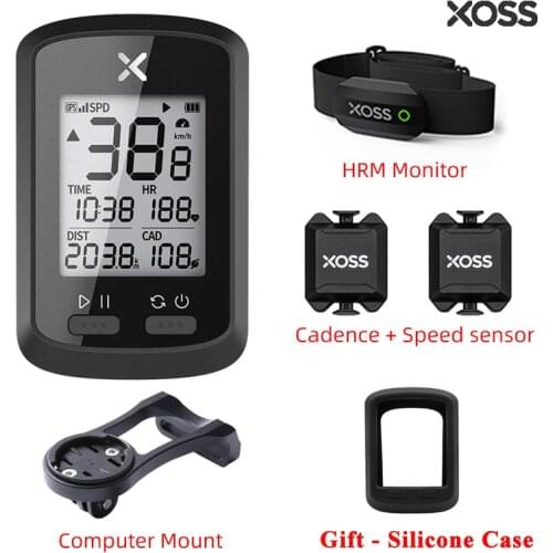 XOSS G+ Cycling Computer Wireless Bicycle Bike Speedometer Bluetooth Ant+ Cadence Sensor For Garmin iGPSPORT Bryton GPS Odometer