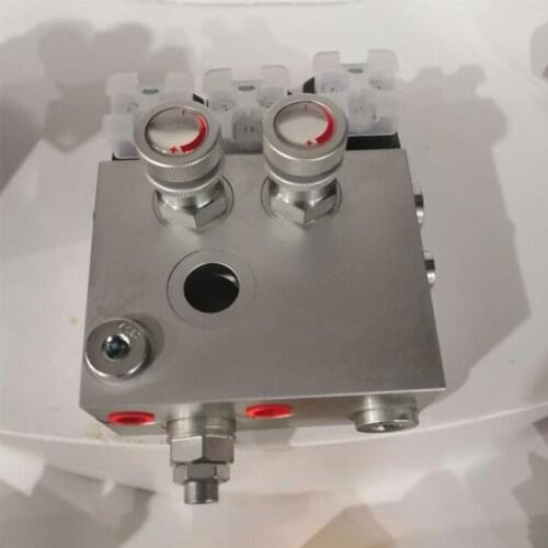 Hydraulic lifting, loading and unloading power unit DC12V DC24V of truck tail plate integrated valve group