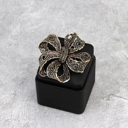 Sunspicems Retro Gold Color Bohemia Flower Brooch Pins for Women Algeria Caftan Wedding Jewelry Arab Bijoux Gift