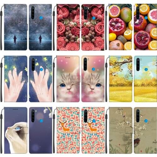 For Xiaomi Redmi Note 8 Case Flip Leather Cover Phone Case With Magnetic Wallet Stand