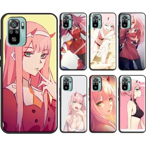 Zero Two Darling in the Franxx For Xiaomi Redmi Note 9 7 8 10 Pro Note 9S 8T Cover For Redmi 9C 9 9T 6A 7A 8A 9A Case