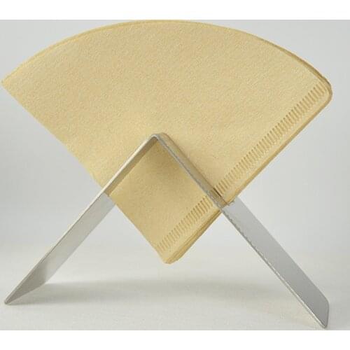 Hand Drip Coffee Filter Paper Holder Storage Rack V Decorative Cone Coffee Filter Container Countertop Dispenser Display Stand