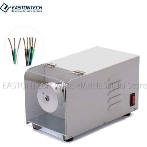 EW-10ST 220V Wire Stripping Twisting Peeling Machine Cable Stripper freeshipping