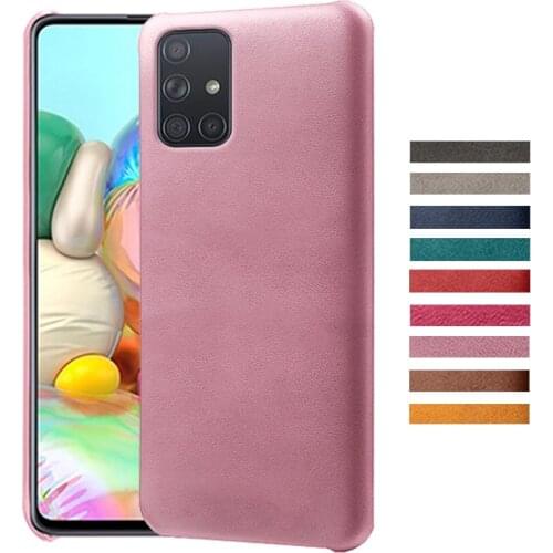 Leather Case For Samsung Galaxy A71 A51 A41 A31 5G Case Light Luxury Funda wearable slim Coque Shell For Galaxy A71 A51 A41 A31