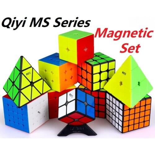 Qiyi MS Series Magnetic Magic Cube Puzzle 2x2 3x3 4x4 5x5x5 3x3x3 2x2x2 4x4x4 Speed Cubo Magico Toys For Children Adults Gift