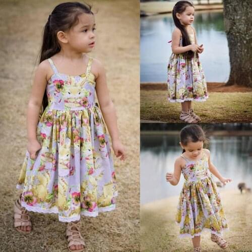 Summer Kawaii Girl Dress Easter Cartoon Rabbit Printed Suspender Princess Slip Dress Robe Bimba Платье Girl Clothes 2021