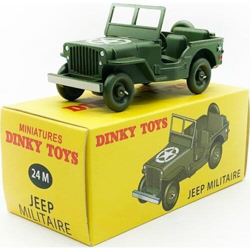 1/43 DINKY TOYS JEEPs off-road vehicle alloy car model collection decoration military vehicle patrol car Toys for children