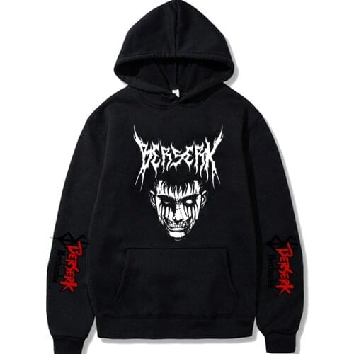 Berserk Printed Mens Hoodie Pullovers Men/women Tracksuit Clothes Hoodie Streetswear Berserk Sweatshirt Hoodies Tops Harajuku