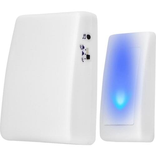 7 Color Light Flash Changable Music Doorbell Home Wireless Door Chime Deaf Hard Receiver Transmitter Wireless Doorbell