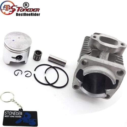 STONEDER 40mm Cylinder Head 10mm Piston Pin Bearing Rings Kit For 47cc 2 Stroke Engine Parts Chinese Kids Mini Quad ATV Pocket