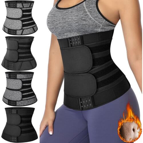 Waist Trainer Neoprene Body Shaper Women Long Torso Slimming Sheath Sweat Shapewear Belly Shapers Workout Trimmer Belt Corset