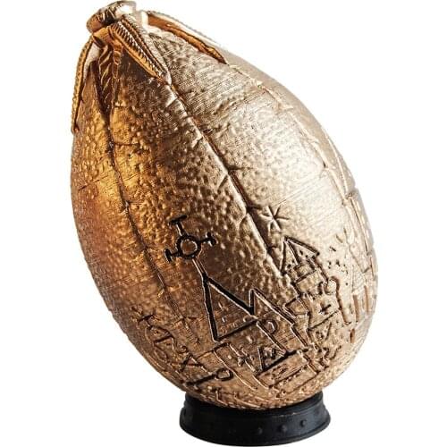 2021 New Golden Dragon Egg Magic Movie Equipment Collectible Full Fan Charm Handmade Christmas Gift For Kids Hobbie Accecories