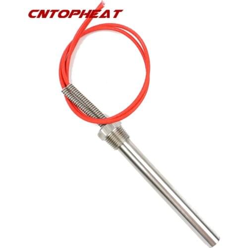 12v 200w/300w Cartridge Heater 3/4" Thread 20mm Diameter Immersion Tubular Heater element