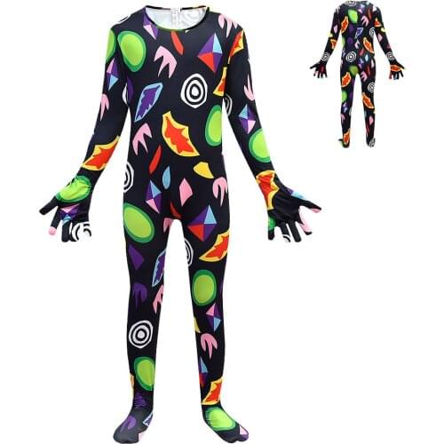 Stranger Things Cosplay Costume Children Jumpsuits Kids Halloween Costume Scarry Zombie Demogorgon Cosplay Zentai Bodysuit