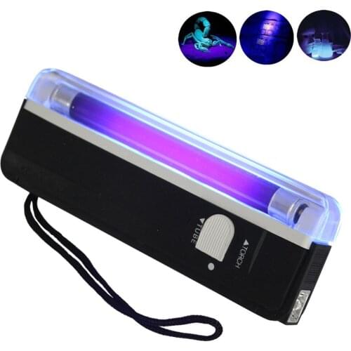 Uv Flashlight Handheld Uv Black Light Torch Portable Blacklight With Led Counterfeit Money Check Portable Pocket Flashlight