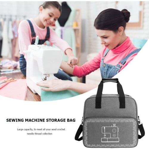 Dustproof Durable Sewing Machine Bag Crochet Kits Travel Home Organizer Bag Sewing Tools Dust Cover Case Accessory