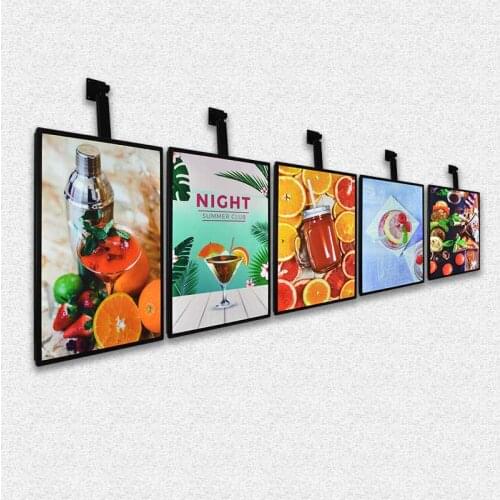 Advertising company light box hanging menu board public light box