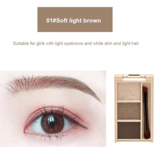 Sculpting Velvet Mist Eyebrow Powder In A Box Multi-purpose Fine Powder Natural Makeup Without Smudging TSLM1