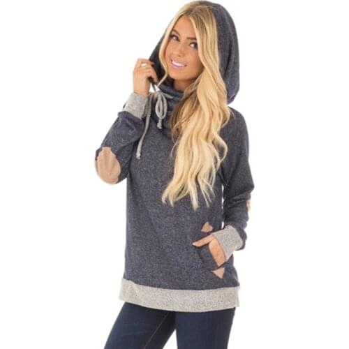 Umeko 2020 Womens Solid Loose Sweatshirt Hoodies New Autumn Winter Fashion Hooded Sweater Casual Long Sleeve Womens Hoodies