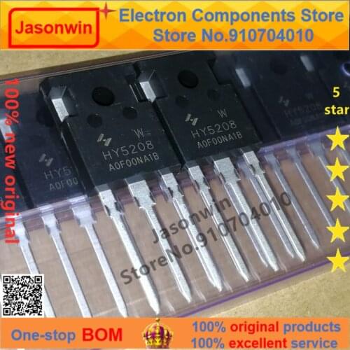 100% nuevo 50 unids/lote original MOSFET HY5208W 320A80V HY5208 TO-247 Transistor
