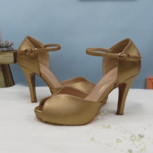 Big size 10.5cm High Heel Open Toe Party Performance Shoes Ankle Strap Platform shoes Woman Fashion High Pumps