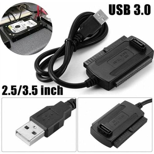 USB to IDE 2.5/3.5/SATA three-purpose adapter cable USB Easy /IDE+SATA drive cable S0L1