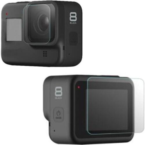 Tempered Glass Screen Protector Film With Lens Protective Cover For GoPro Hero 8 Action Camera Accessories