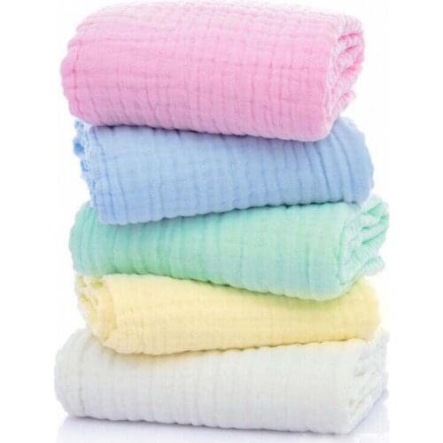 1PCS/Lot 100% Medical Cotton Grade Natural water Absorbent Super Soft Cotton Gauze suitable for skin Newborn
