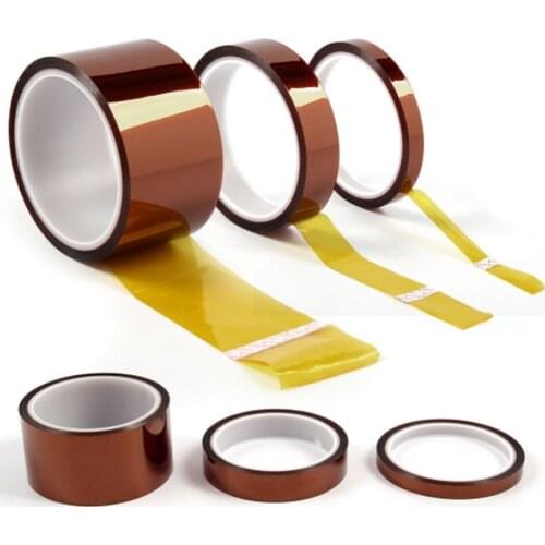 1PC professional100ft Heat Resistant High Temperature High insulation electronics industry welding Polyimide Kapton Tape