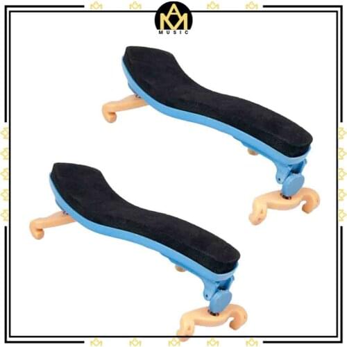 2 PCS Violin Shoulder Rest 4/4 Adjustable Violin Shoulder Rest Plastic For 4/4 Violin Blue# Violin Parts Accessories NEW