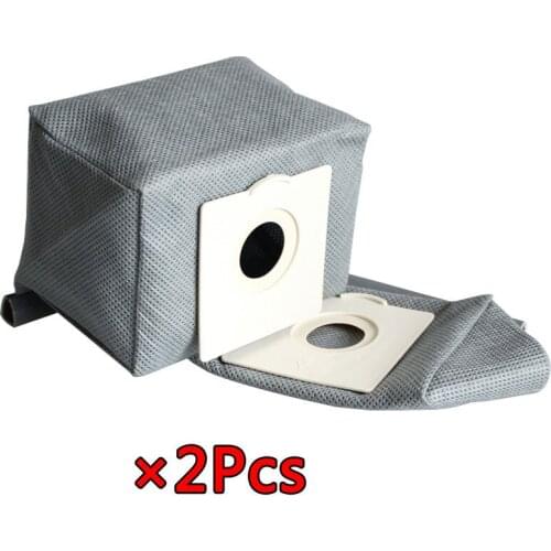 2Pcs Vacuum Cleaner Part Replacement Parts Dust Paper Bags For Philips FC8088 FC8089 Washable Vacuum Cleaner Dust Bags