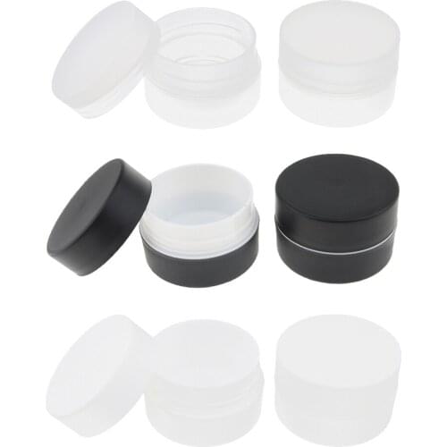 2X Refillable Cosmetic Cases Face Powder Travel Containers Makeup Pot Jars