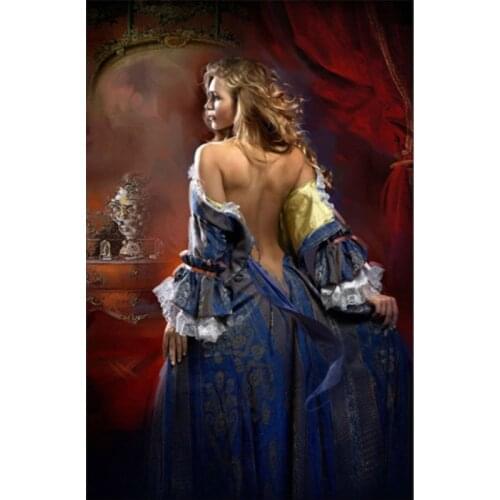 Diamond Embroidery Handmade New 5D Diy Diamond Painting Robe Woman Cross Stitch Home Gift Diamond Mosaic Needlework Painting