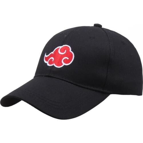 Anime Baseball Caps Men Women Embroidery Dad Hat Black Snapback Hip Hop Cap Akatsuki Uchiha Ninja Fishing Cap Sun Protection