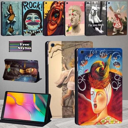 Tablet Case for Samsung Galaxy Tab A7 10.4T500 T505/ Tab S7/Tab S6/Tab S5e T720Tab S4/Tab A A6 10.1 Pu Leather Stand Cover Case