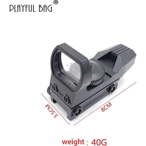 Playful bag tactics DIY water bullet competitive assembly EPPQ15 red laser battery box universal nylon part gel ball gun QD19