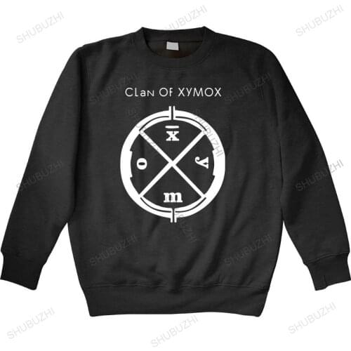 Brand hoodie homme cotton sweatshirt fashion CLAN OF XYMOX LOGO SHIRT DARKWAVE GOTHIC ROCK SYTHPOP
