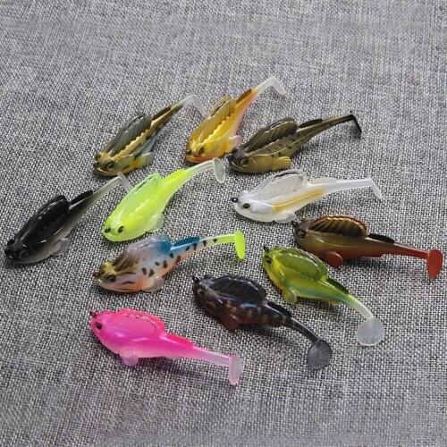 Soft Fishing Lure Soft Bait Lead Jig Dark Sleeper Swimbaits Soft Lure Fishing Pike Lure Bass Shad For Fishing Perch 8cm 14g