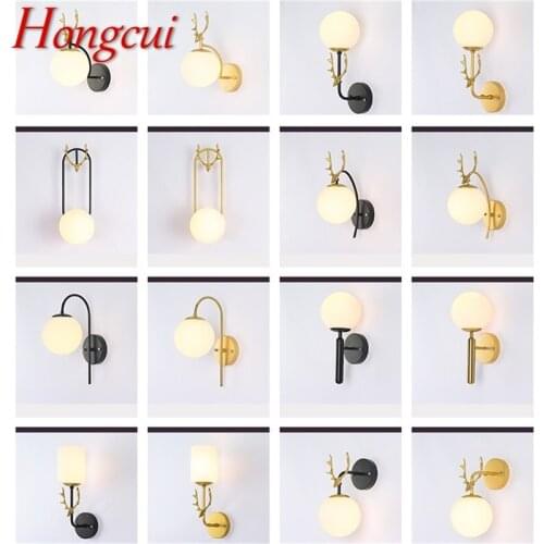 Hongcui Wall Lamps Contemporary LED Light Creative Indoor Fixture Decorative For Home Bedroom