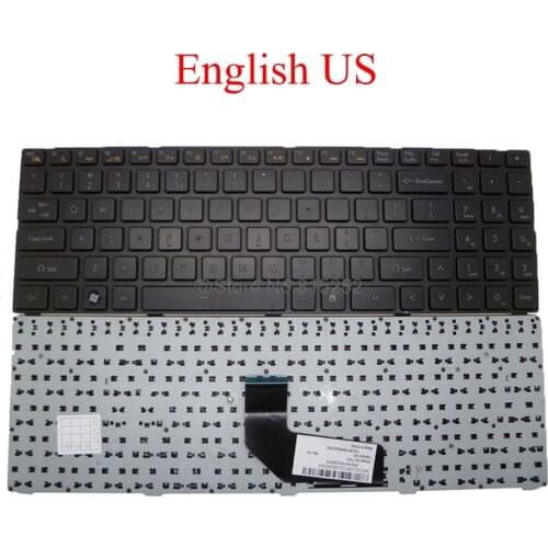 Laptop US RU Keyboard For Quanta TWC TWJ MP-09R63SU-920 MP-09R63US-920W AETWCU00010 English Russia new