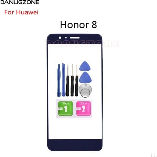 Touch Screen Front Glass Lens For Huawei Honor 8 LCD Display Front Glass Lens Panel
