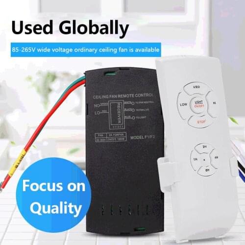 85〜265V Smart Switch Remote Module Ceiling Fan Lamp Remote Controller Kit Wireless Remote Control Adjust Speed Light Switch