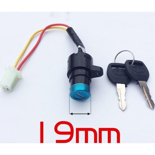 Ignition Key Switch wire harness for Motorcycle Electric Bike On Off Ignition Switch wire harness