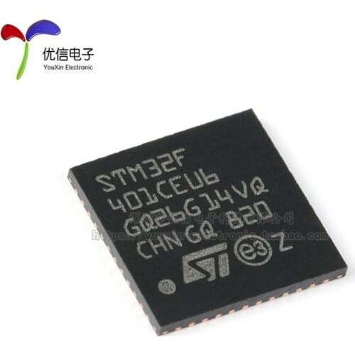 1pcs / lot genuine stm32f401ceu6 ufqfpn-48 arm cortex 4 32-bit MCU