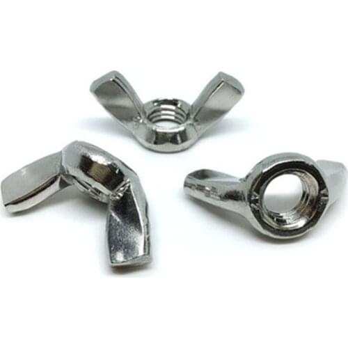 10pcs / lot M3/M4/M5/M6/M8/M12 butterfly nut butterfly bolt hand screw bolt nut galvanized butterfly nut
